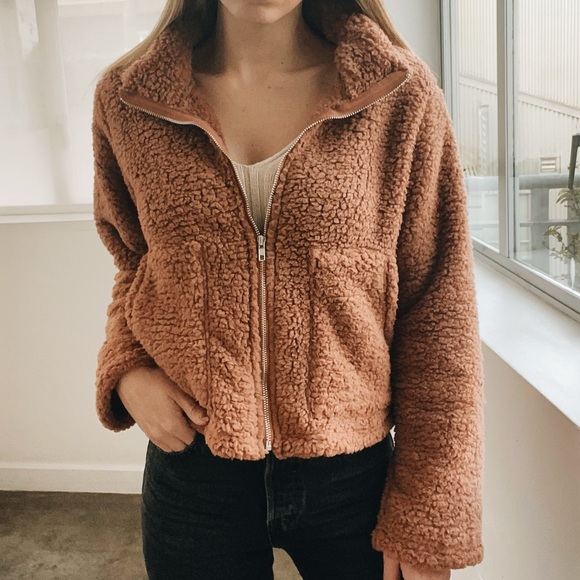 Camel Teddy Jacket - Picture 3 of 6